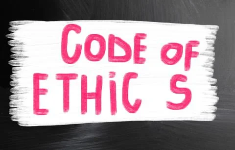 Code of ethics Illustrazione stock