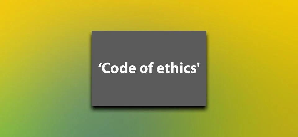 Code of ethics Stock-Illustration
