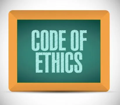 Code of ethics message illustration design Stock-Illustration