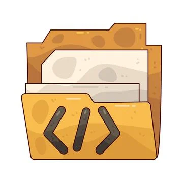 Code File illustration 스톡 일러스트