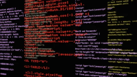 Code flowing  Video stock 199634559