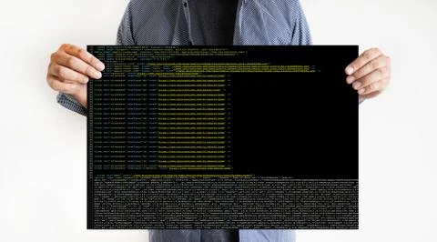 Code focus on programming code Coding  Php Html Coding Cyberspace Foto stock