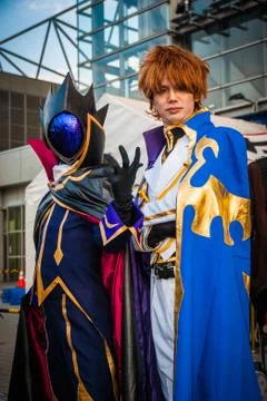 'Code Geass' Cosplay in Tokyo Stock Photos