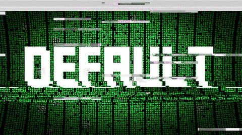 Code glitch default 스톡 일러스트