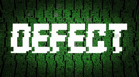 Code glitch defect Stock Illustration