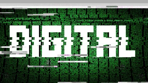 Code glitch digital Stock Footage 94714018