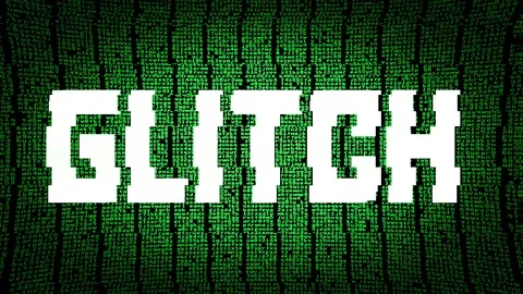 Code glitch glitch Stock Footage 94717315