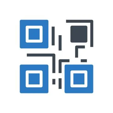 Code glyph color icon Illustrazione stock