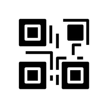 Code glyph flat icon Illustrazione stock