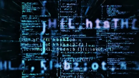 Code HTML php web programming source code. Abstract code background 3d render 動画素材 317811641