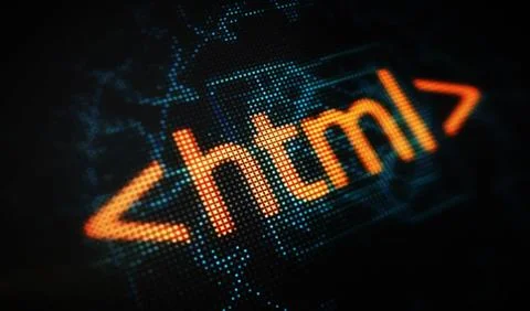 Code, HTML web programming  background 스톡 일러스트