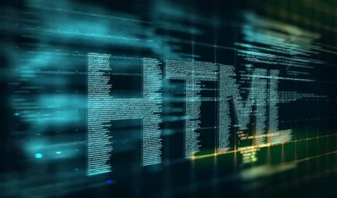 Code, HTML web programming  background Illustrazione stock