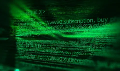 Code, HTML web programming  background Stock Illustration