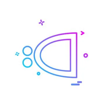 Code icon design vector Stock Illustration