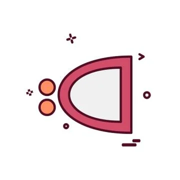 Code icon design vector Illustrazione stock