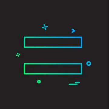 Code icon design vector Illustrazione stock