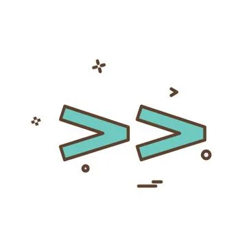 Code icon design vector Stock-Illustration