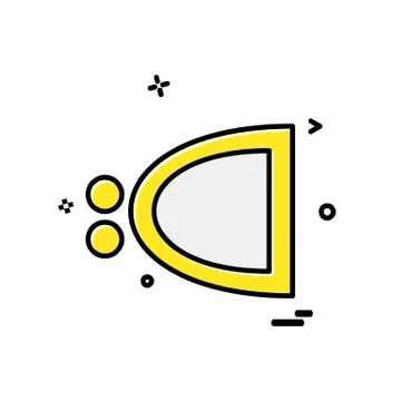 Code icon design vector Stock-Illustration