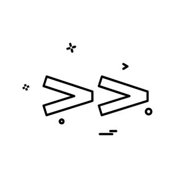 Code icon design vector Stock-Illustration