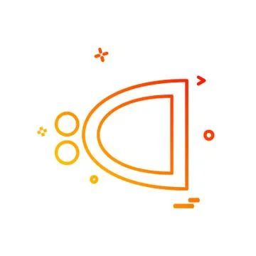 Code icon design vector イラスト素材