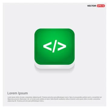 Code icon Illustrazione stock