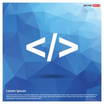 Code icon 스톡 일러스트