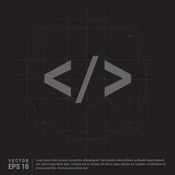 Code icon 스톡 일러스트