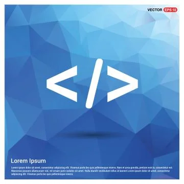 Code icon 스톡 일러스트