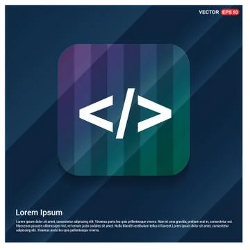 Code icon 스톡 일러스트