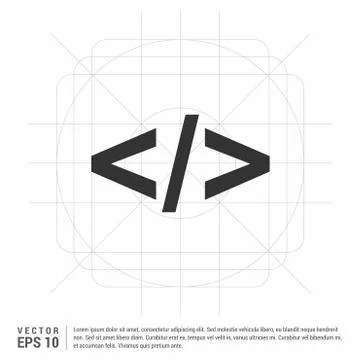 Code icon 스톡 일러스트