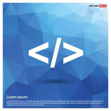 Code icon Stock Illustration