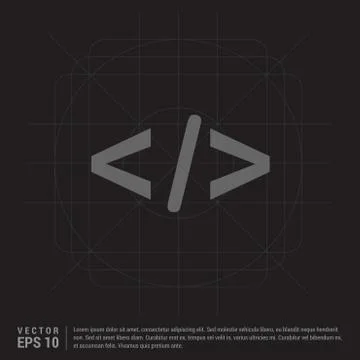 Code icon 스톡 일러스트