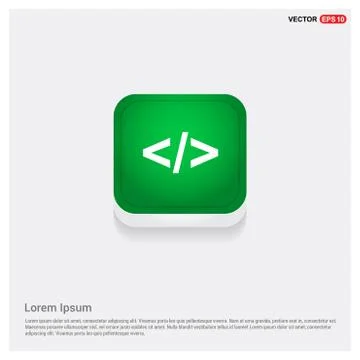 Code icon Illustrazione stock