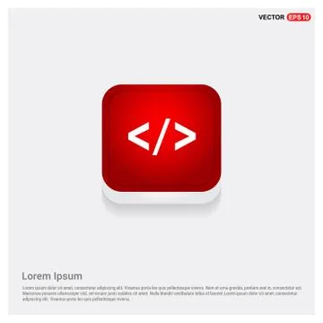 Code icon Illustrazione stock