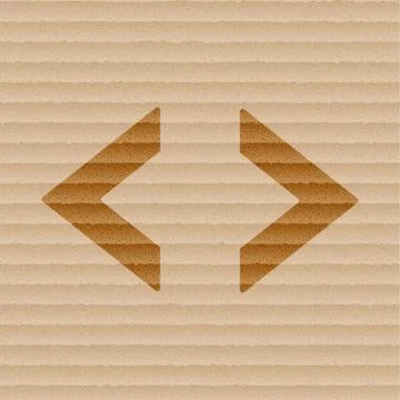 Code icon symbol Flat modern web design with long shadow and space for your t イラスト素材