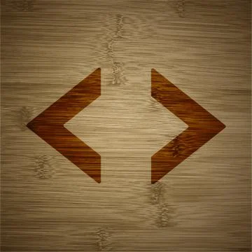 Code icon symbol Flat modern web design with long shadow and space for your t 库存插图