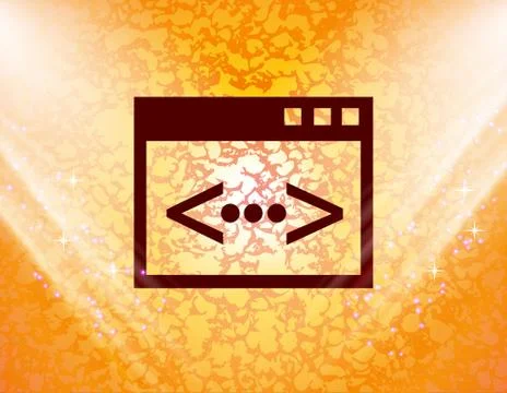 Code icon symbol Flat modern web design with long shadow and space for your t イラスト素材