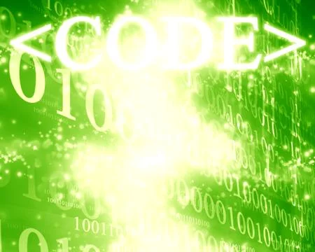 Code Illustrazione stock