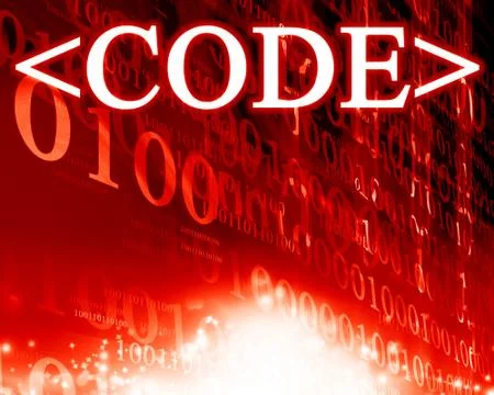 Code Stockillustratie