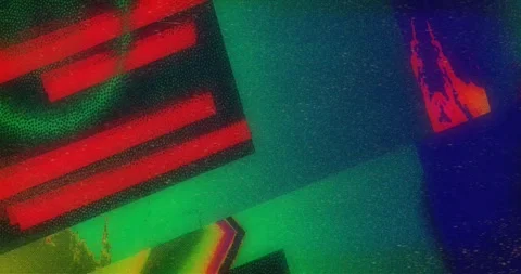 Code Kaleidoscope - Visual Intricacies - Looped Video stock 249481819