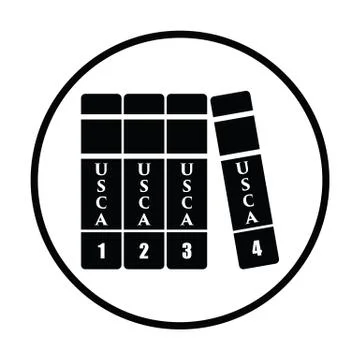 Code of laws icon Stock Illustration