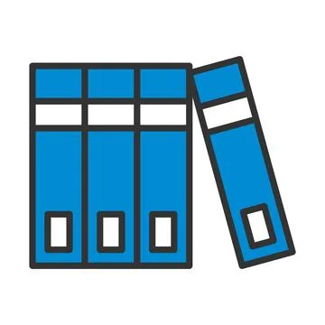 Code Of Laws Icon 스톡 일러스트