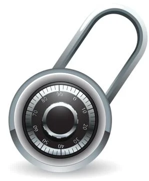 Code lock vector illustration Stock Illustration
