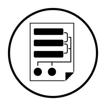 Code Map Icon 스톡 일러스트