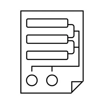 Code Map Icon 库存插图