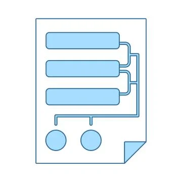 Code Map Icon 库存插图