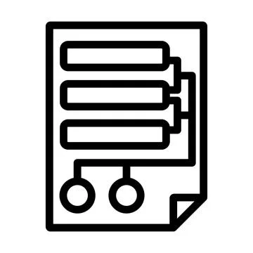 Code Map Icon Stock Illustration