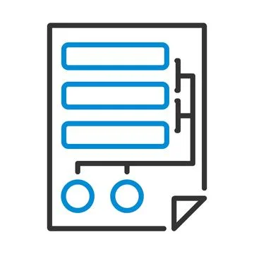 Code Map Icon Stock Illustration