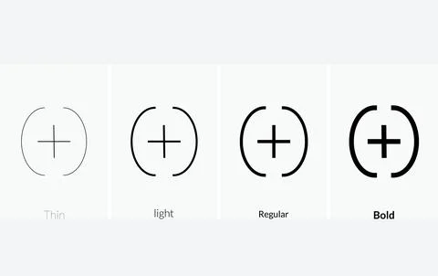Code minus icon. Thin, Light Regular And Bold style design isolated on whit.. Illustrazione stock
