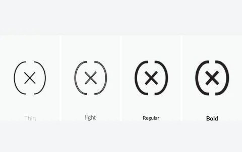 Code minus icon. Thin, Light Regular And Bold style design isolated on whit.. Stock Illustration